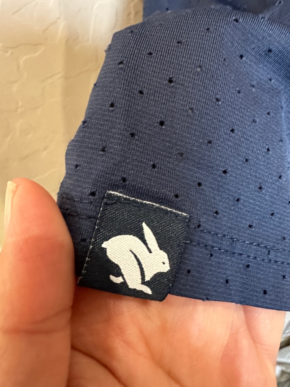 Rabbit Performance Navy Tank Top for Women - Picture 3 of 4